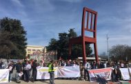 التحالف اليمني ينظم وقفة احتجاجية امام مجلس حقوق الانسان في جنيف