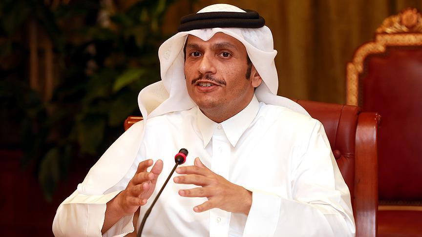 وزير خارجية قطر يناقض  إعلام بلاده