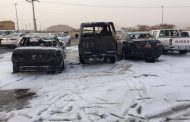 سقوط مقذوف حوثي على نجران