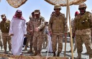 نقل تهاني القيادة لرجال الحرس الوطني أمير نجران يقف ميدانيا على المنظومة الدفاعية والقتالية بالخط الأمامي