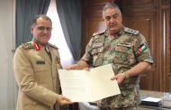 وسام الاستحقاق العسكري الأردني للملحق العسكري السعودي في الاردن