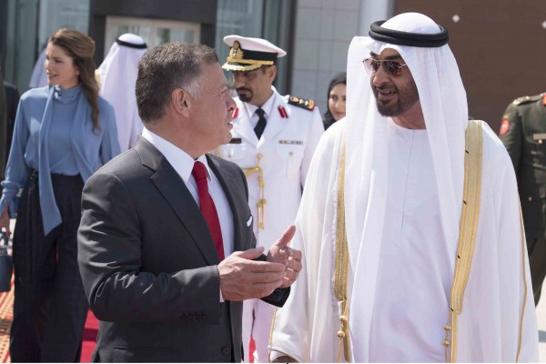 الملك عبدالله : الشيخ محمد بن زايد أخ لي ولكل أردني وقائد عربي نعتز به
