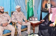 خلال لقائه بقائد القوات الإماراتية نائب أمير نجران ينوه ببطولات قوات التحالف العربي